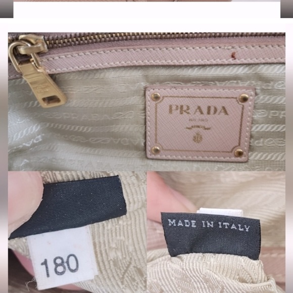 EUC* Authentic Prada Saffiano Bauletto Satchel with Matching Wallet - Picture 11 of 12